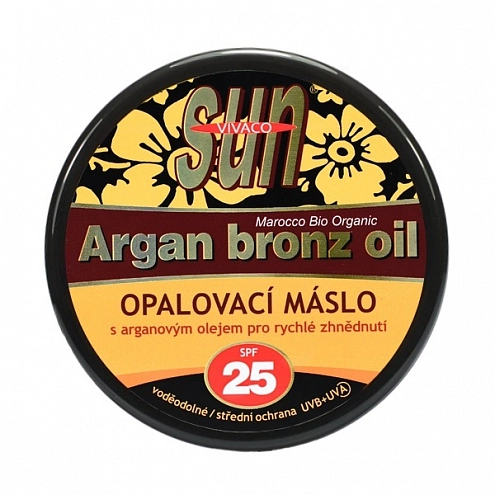 VIVACO Opalovací máslo s BIO arganovým olejem SPF 25 SUN VITAL 200 ml VIVACO Opalovací máslo s BIO arganovým olejem SPF 25 SUN VITAL 200 ml