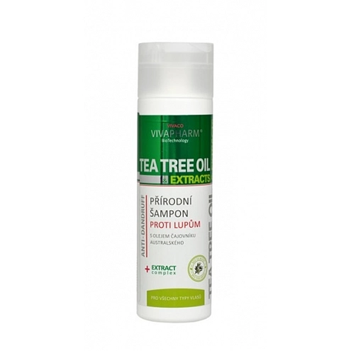 VIVACO Šampon na vlasy s Tea Tree Oil VIVAPHARM 200ml