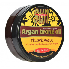 VIVACO Opalovací máslo s BIO arganovým olejem SPF 0 SUN VITAL 200 ml