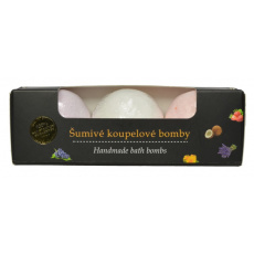 VIVACO Koupelová bomba Hrozno, Kokos, Jahoda BODY TIP 3 x 45 g