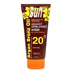 VIVACO Opalovací krém s BIO arganovým olejem SPF 20 SUN VITAL 100 ml