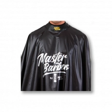 LUX Barber pláštenka s gumovým golierom Nishman Barber One Cape Black&amp;Yellow