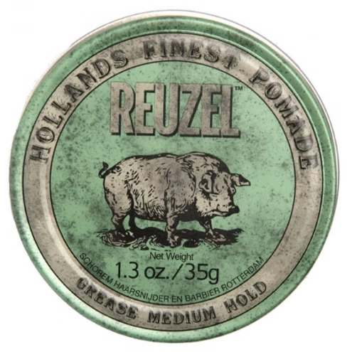 REUZEL Styling Green Pomade Grease Medium Hold 35g
