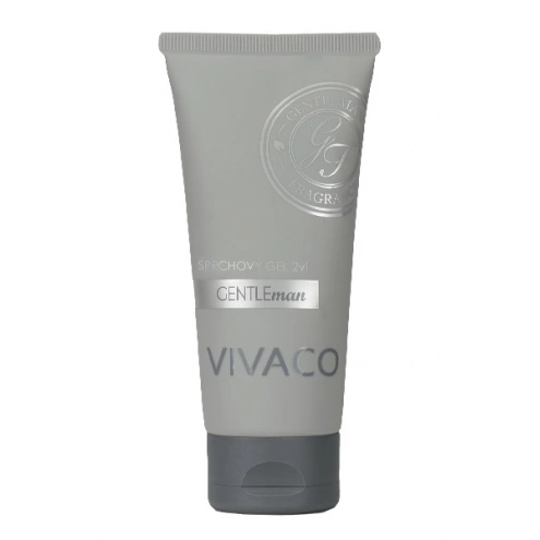 VIVACO Sprchový gel 2v1 pro muže GENTLEMAN SILVER EDITION 200 ml