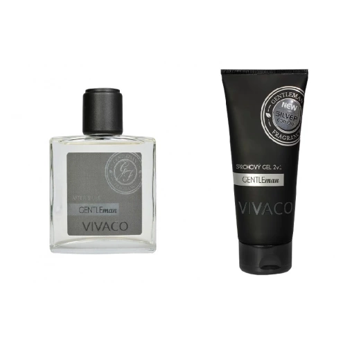 VIVACO Gentleman Silver After Shave 100 ml + Shower Gel 200 ml