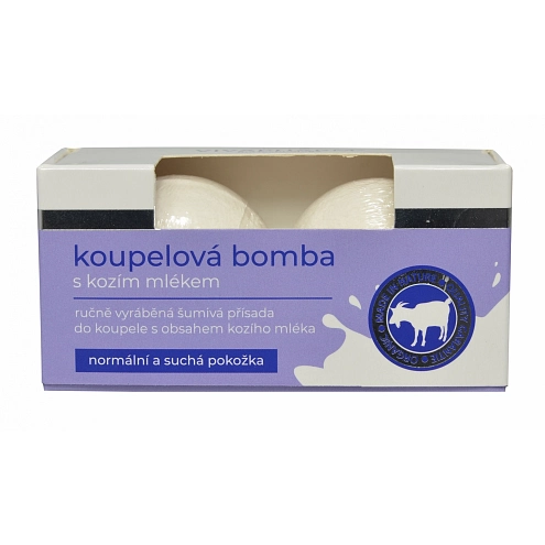 VIVACO Koupelová bomba s kozím mlékem VIVAPHARM 2 x 75 g VIVACO Koupelová bomba s kozím mlékem VIVAPHARM 2 x 75 g