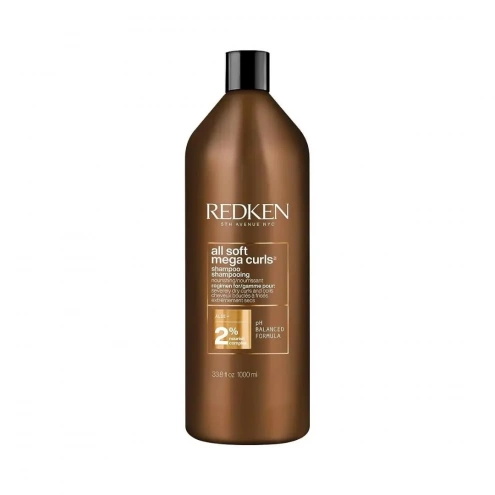 Redken All Soft Mega Curls Shampoo 1000ml Redken All Soft Mega Curls Shampoo 1000ml