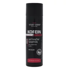 VIVACO Kofeinový šampon s keratinem pro muže VIVAPHARM 200ml