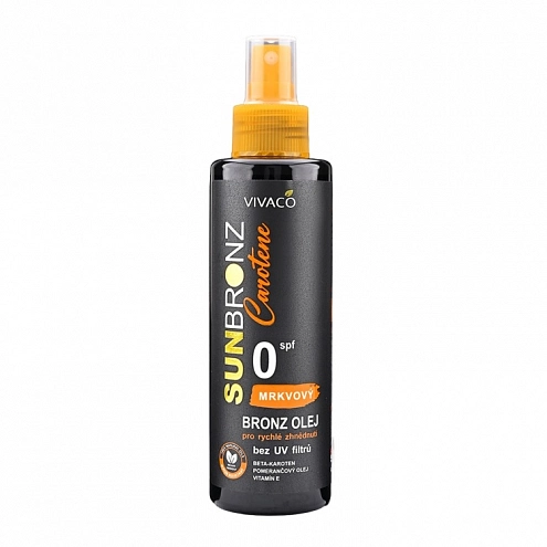 VIVACO Opalovací olej Carotene SPF 0 SUN BRONZ 150 ml