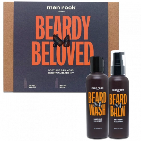 Men Rock základná sada na bradu Beardy Beloved - Oak Moss
