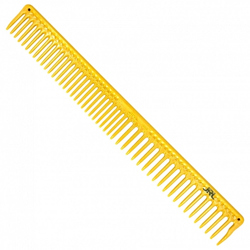 JRL Long Round Tooth Cutting Comb J306 Yellow JRL Long Round Tooth Cutting Comb J306 Yellow