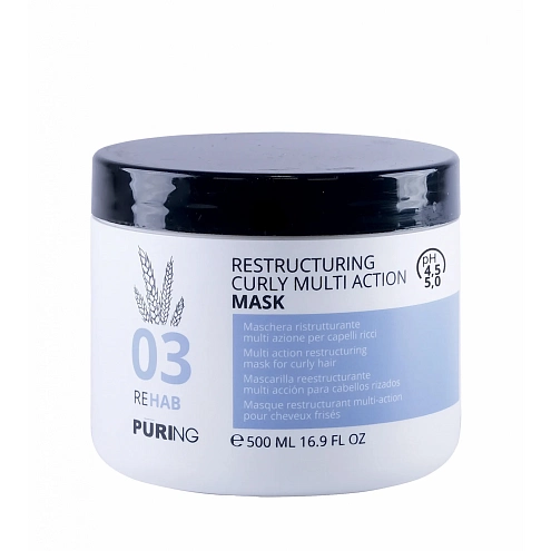 PÜRING PR 03 Rehab Restructuring Curly Multi Action Mask 500 ml