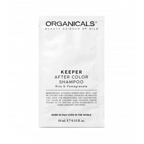 Organicals KEEPER After Color Shampoo Rice & Pomegranate 10 ml Organicals KEEPER After Color Shampoo Rice & Pomegranate 10 ml