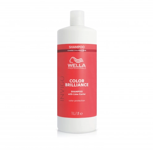 Wella Professionals Invigo Color Brilliance Color Protection Shampoo Coarse 1000 ml NEW