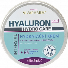 VIVACO Hydratační krém s kyselinou hyaluronovou VIVAPHARM 200 ml
