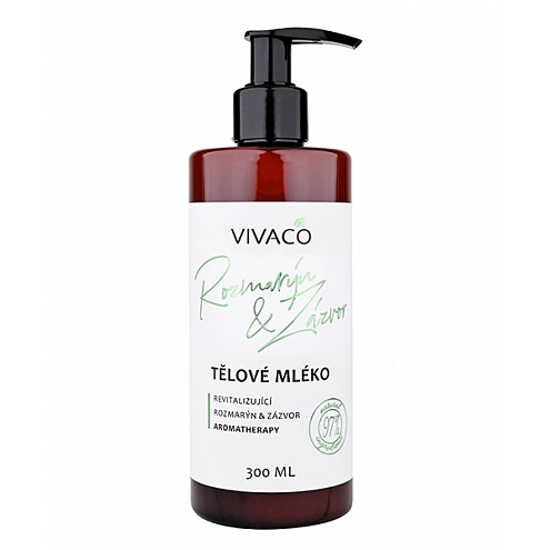 VIVACO Tělové mléko Rozmarýn a Zázvor 300 ml