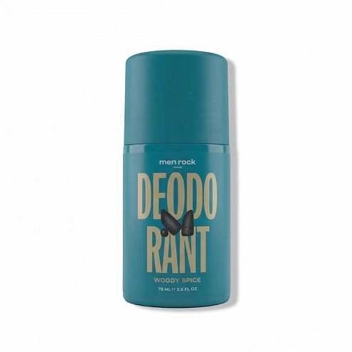 Men Rock antiperspiračný roll-on dezodorant Woody Spice 75ml