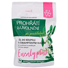 VIVACO Eukalyptová sůl do koupele NACHLAZENÍ a RÝМA 1000 g