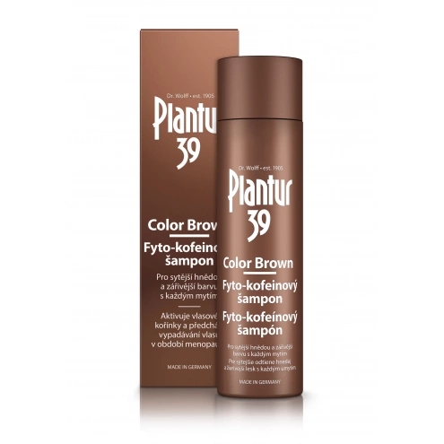 Plantur 39 Color Brown kofeinový šampon pro hnědé odstíny vlasů 250ml Plantur 39 Color Brown kofeinový šampon pro hnědé odstíny vlasů 250ml