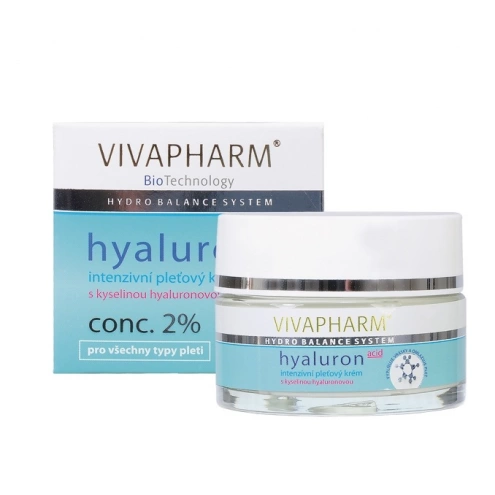 VIVACO Pleťový krém s kyselinou hyaluronovou VIVAPHARM 50 ml VIVACO Pleťový krém s kyselinou hyaluronovou VIVAPHARM 50 ml