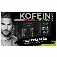 VIVACO Dárková kazeta péče pro muže s kofeinem