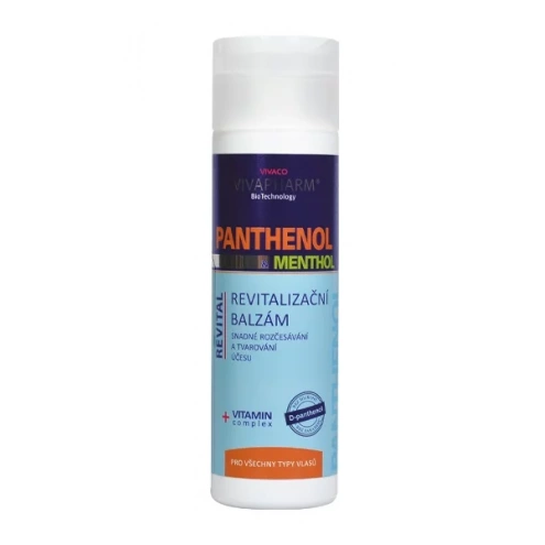 VIVACO Revitalizační balzám na vlasy s Panthenolem VIVAPHARM 200 ml