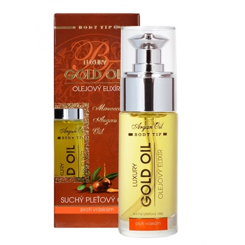 VIVACO Luxury Gold Oil pleťový olejový elixír BODY TIP 30 ml VIVACO Luxury Gold Oil pleťový olejový elixír BODY TIP 30 ml