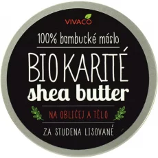 VIVACO 100% BIO Bambucké máslo Karité na obličej a tělo 200 ml