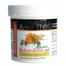 VIVACO Masážní gel s rakytníkovým olejem HERB EXTRACT 250 ml