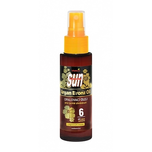 VIVACO Opalovací olej s BIO arganovým olejem SPF 6 SUN VITAL 100 ml