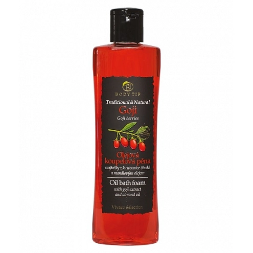 VIVACO Olejová pěna do koupele Goji BODY TIP 200 ml
