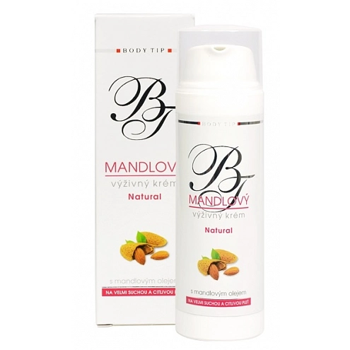 VIVACO Pleťový krém s mandlovým olejem - dávkovač BODY TIP 50 ml