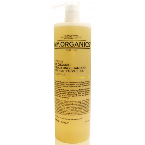 My.Organics The Organic Exfoliating Shampoo Neem and Lemon 1000 ml