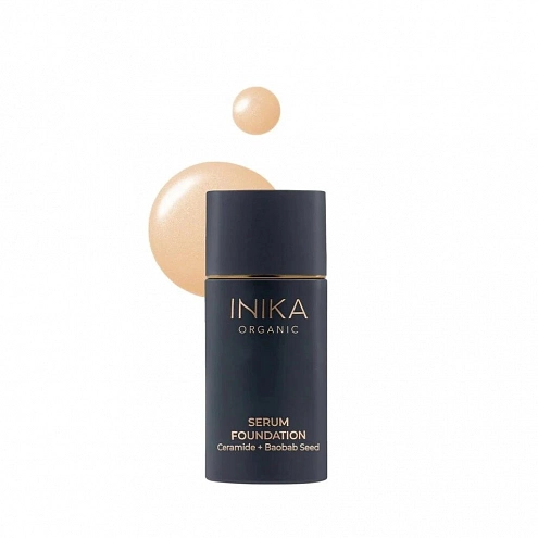 Inika Organic Serum Foundation Lightweight Caring Make-Up Bold 25 ml