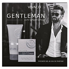 VIVACO Dárková kazeta pánské kosmetiky GENTLEMAN SILVER