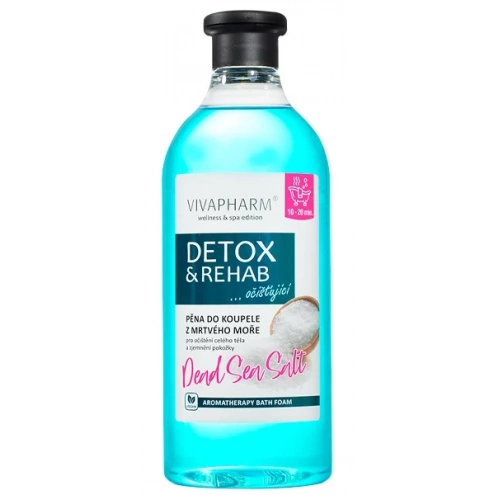 VIVACO Pěna do koupele z mrtvého moře DETOX a REHAB 750 ml