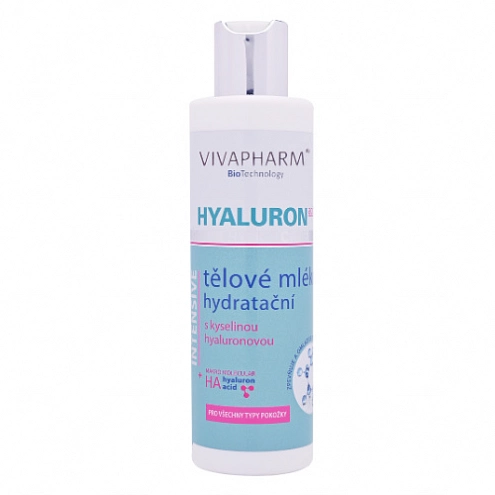 VIVACO Hydratační tělové mléko s kyselinou hyaluronovou VivaPharm 200 ml