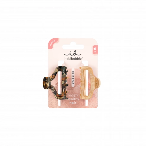 Invisibobble CLIPSTAR M Golden Roar 2pcs