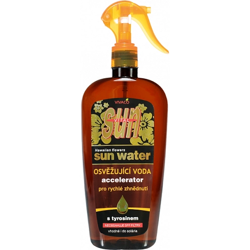VIVACO Osvěžující voda s tyrosinem SUN VITAL 300 ml