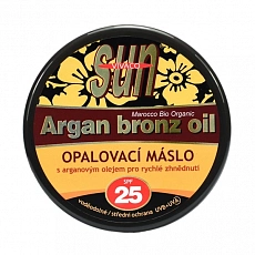 VIVACO Opalovací máslo s BIO arganovým olejem SPF 25 SUN VITAL 200 ml