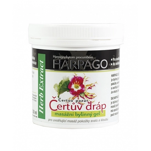 VIVACO Masážní gel Čertův dráp HERB EXTRACT 250 ml VIVACO Masážní gel Čertův dráp HERB EXTRACT 250 ml