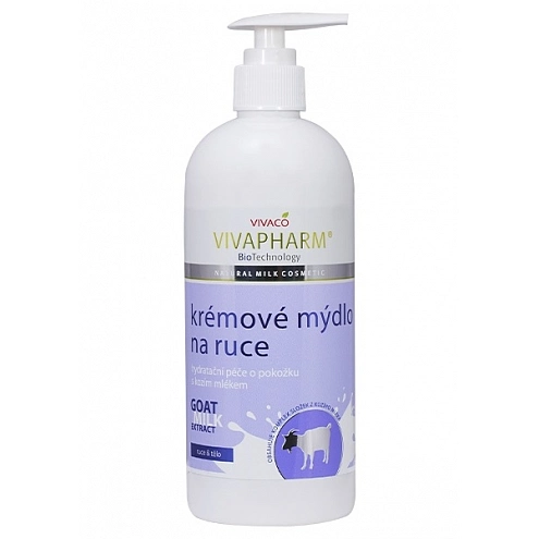 VIVACO VIVAPHARM Kozí krémové mýdlo na ruce 400 ml VIVACO VIVAPHARM Kozí krémové mýdlo na ruce 400 ml