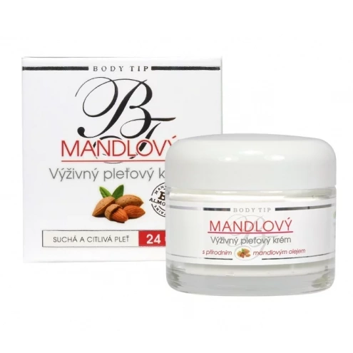 VIVACO Pleťový krém s mandlovým olejem BODY TIP 50 ml