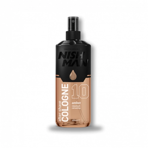 NishMan voda po holení 10 Amber 400ml