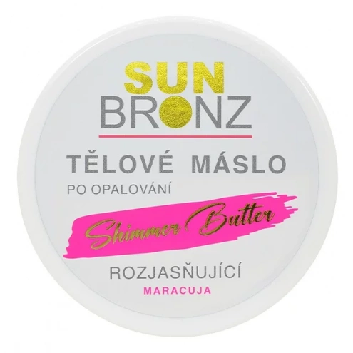VIVACO Tělové máslo po opalování s třpytivým efektem Maracuja SUNBRONZ 200 ml