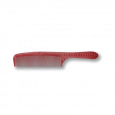 JRL Professional barber hrebeň červený J201 Barbering Comb 7.6"