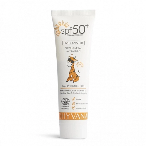 Dhyvana Natural Mineral Infant Sunscreen SPF 50+ 50 ml Dhyvana Natural Mineral Infant Sunscreen SPF 50+ 50 ml