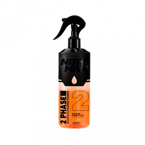 NishMan kondicionér na vlasy a bradu 2phase Argan Complex 400ml