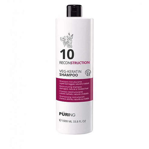 PÜRING PR 10 Reconstruction Veg-Keratin Shampoo 1000 ml