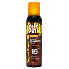 VIVACO Suchý opalovací olej s BIO arganovým olejem SPF 15 SUN VITAL 150 ml